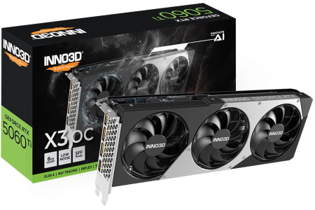 Inno3D GeForce RTX5060 Ti 8GB DDR7 Twin X3 OC - N506T3-08D7X-193075L