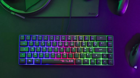 The G-Lab Keyz Hydrogen Keyboard Black HU - KEYZ-HYDROGEN/HU