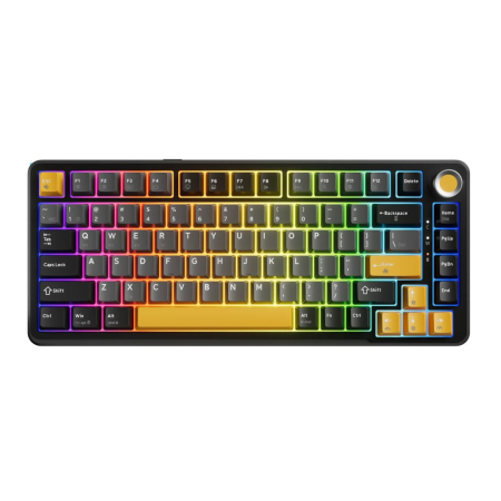 Marvo TITAN 75 Gaming Wireless Keyboard Black/Yellow HU - KG985W