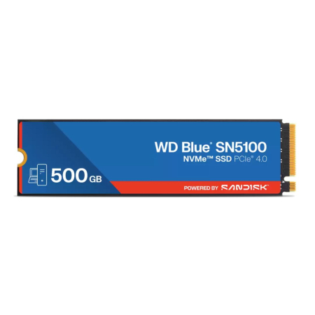 Western Digital 500GB M.2 2280 NVMe SN5100 Blue - WDS500G5B0E-00CPE0