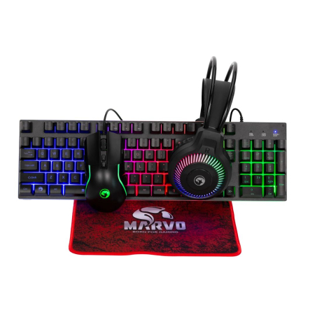Marvo Loot 30 Gaming Keyboard Combo Black UK - CM416 EN