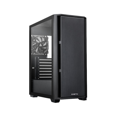 Chieftec Pro Midi TG Tempered Glass Black - AS-02B-TG-OP