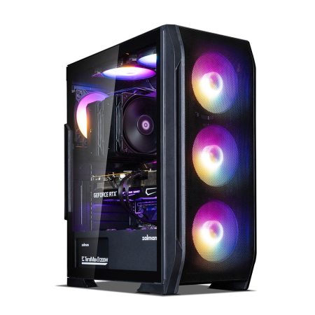 Zalman N7 PLUS V2 Tempered Glass Black - N7 PLUS V2