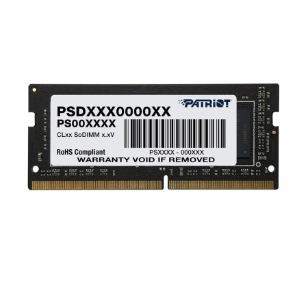 Patriot 8GB DDR4 3200MHz SODIMM Signature Line Black - PSD48G320082S