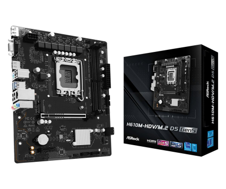 ASRock H610M-HDV/M.2 D5 GEN5 - H610M-HDV/M.2 D5 GEN5