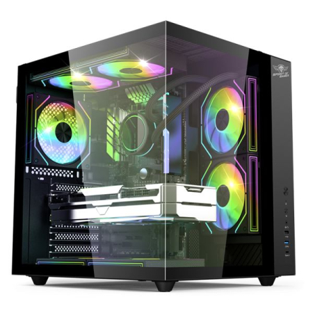 Spirit Of Gamer Bandit GT Tempered Glass Black - 8505RA