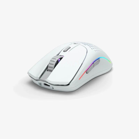Glorious Model O 2 Wireless Bluetooth RGB Gaming Mouse White - GLO-MS-OWV2-MW