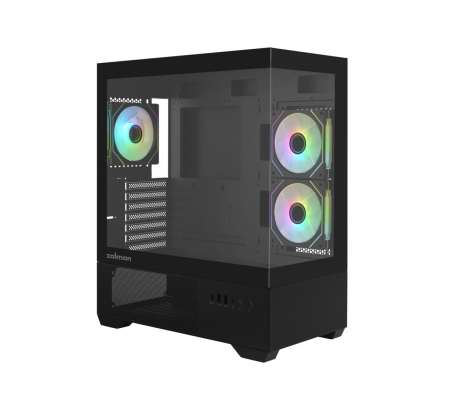 Zalman Chronix V2 RGB Tempered Glass Black - CHRONIX V2 BLACK