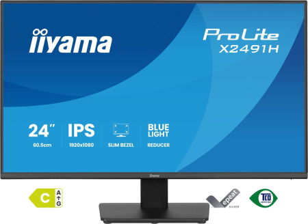 iiyama 23,8" X2491H-B1 IPS LED - X2491H-B1