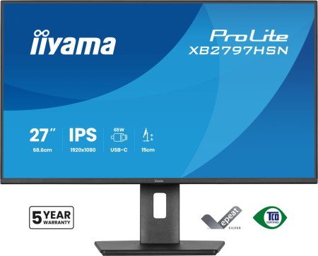 iiyama 27" ProLite XB2797HSN-B1 IPS LED - XB2797HSN-B1