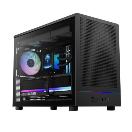 Gamdias Athena M4M Tempered Glass Black - ATHENA M4M
