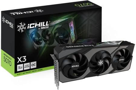 Inno3D GeForce RTX5070 12GB GDDR7 iChill X3 - C50703-12D7X-195065H