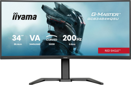 iiyama 34" G-Master GCB3484WQSU-B2 LED Curved - GCB3484WQSU-B2