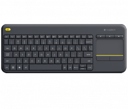 Logitech K400 Plus Wireless Touch Keyboard Black US - 920-007145