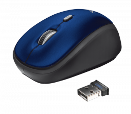 Trust Yvi Wireless Mini Mouse Blue - 19663