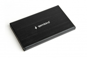 Gembird 2,5" EE2-U3S-3 USB3.0 Enclosure Aluminium/Black - EE2-U3S-3