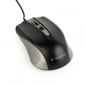 Gembird MUS-4B-01-GB Optical mouse Space Grey/Black - MUS-4B-01-GB